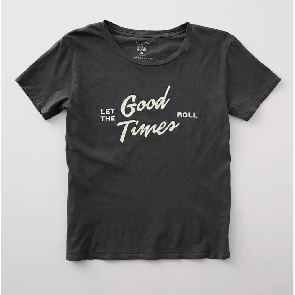 NWOT Billabong “let the good times roll” graphic tee